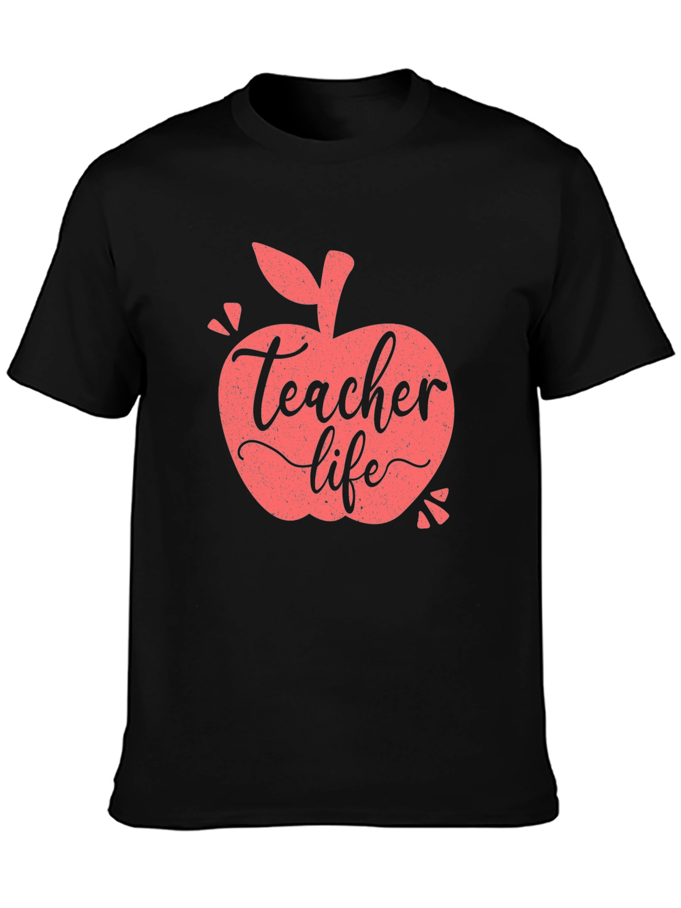 Teacher Life Apple Graphic T-Shirt