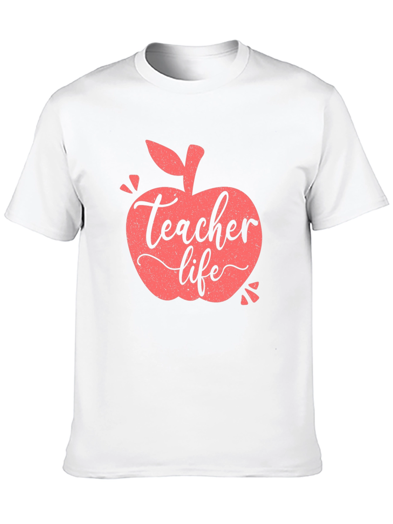 Teacher Life Apple Graphic T-Shirt