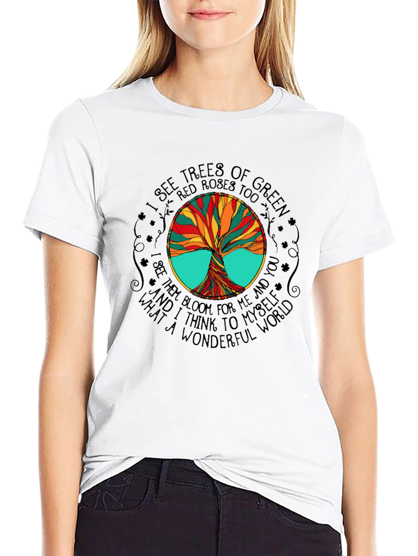 Wonderful World Tree T-Shirt - Nature Inspired Tee
