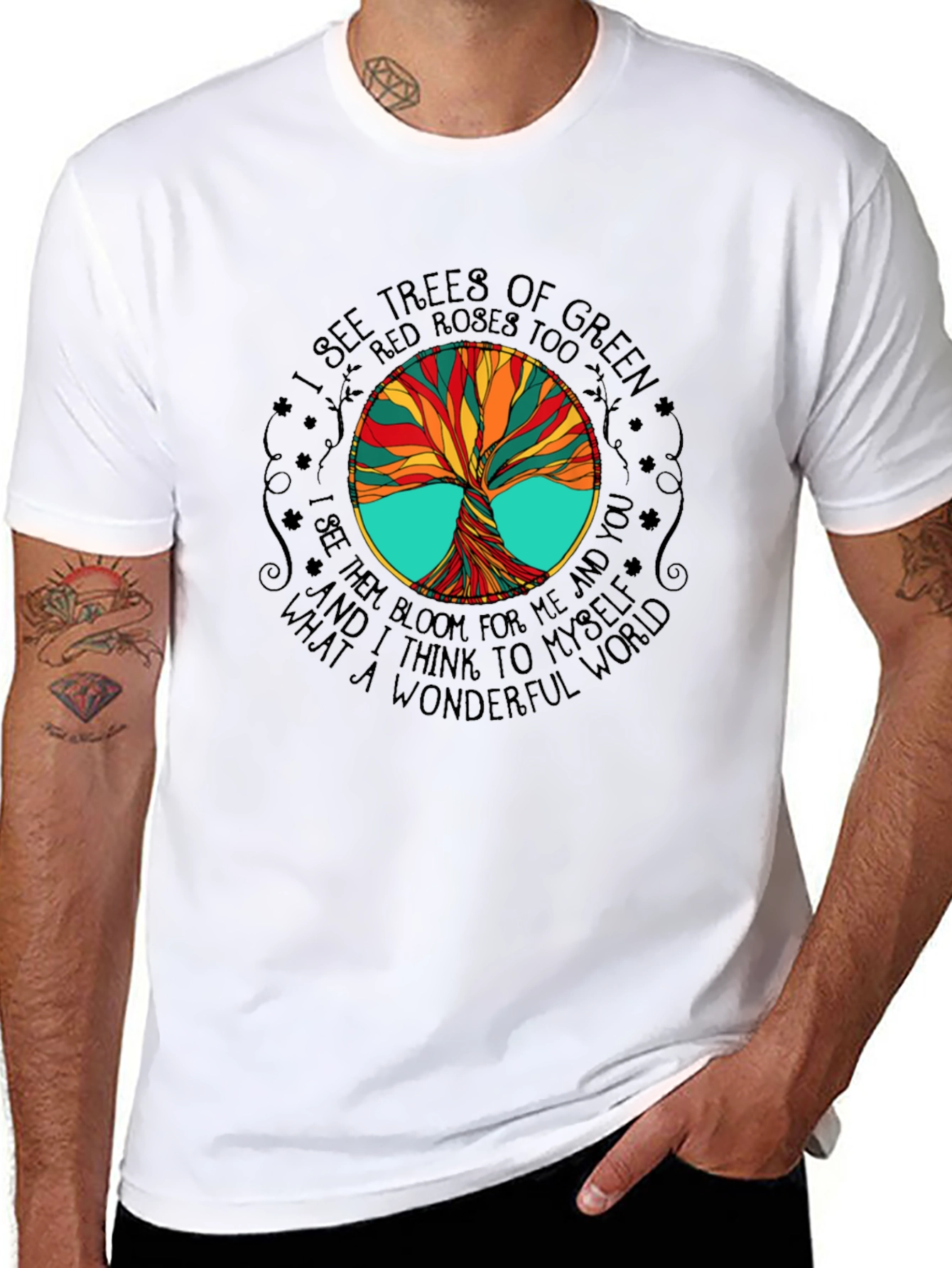 Wonderful World Tree T-Shirt - Nature Inspired Tee