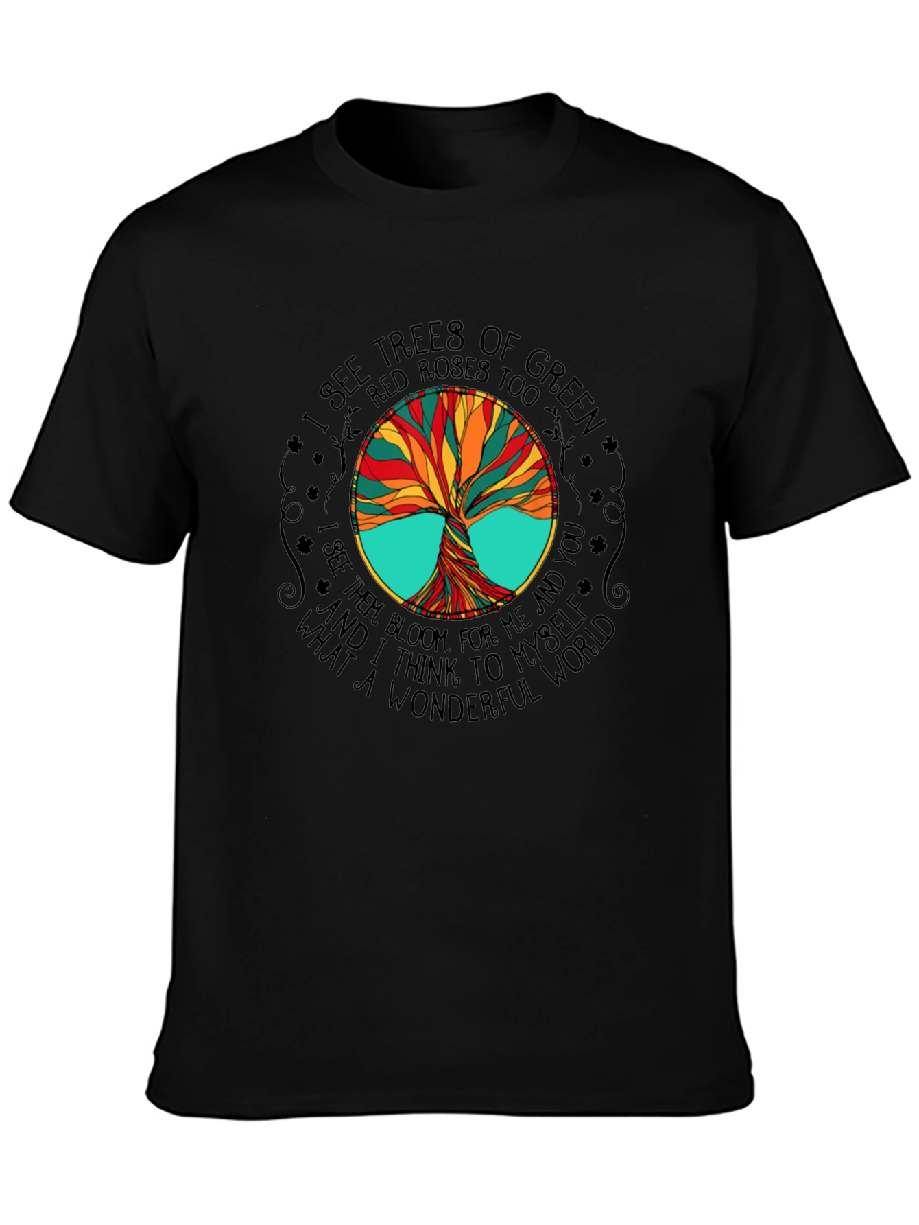 Wonderful World Tree T-Shirt - Nature Inspired Tee