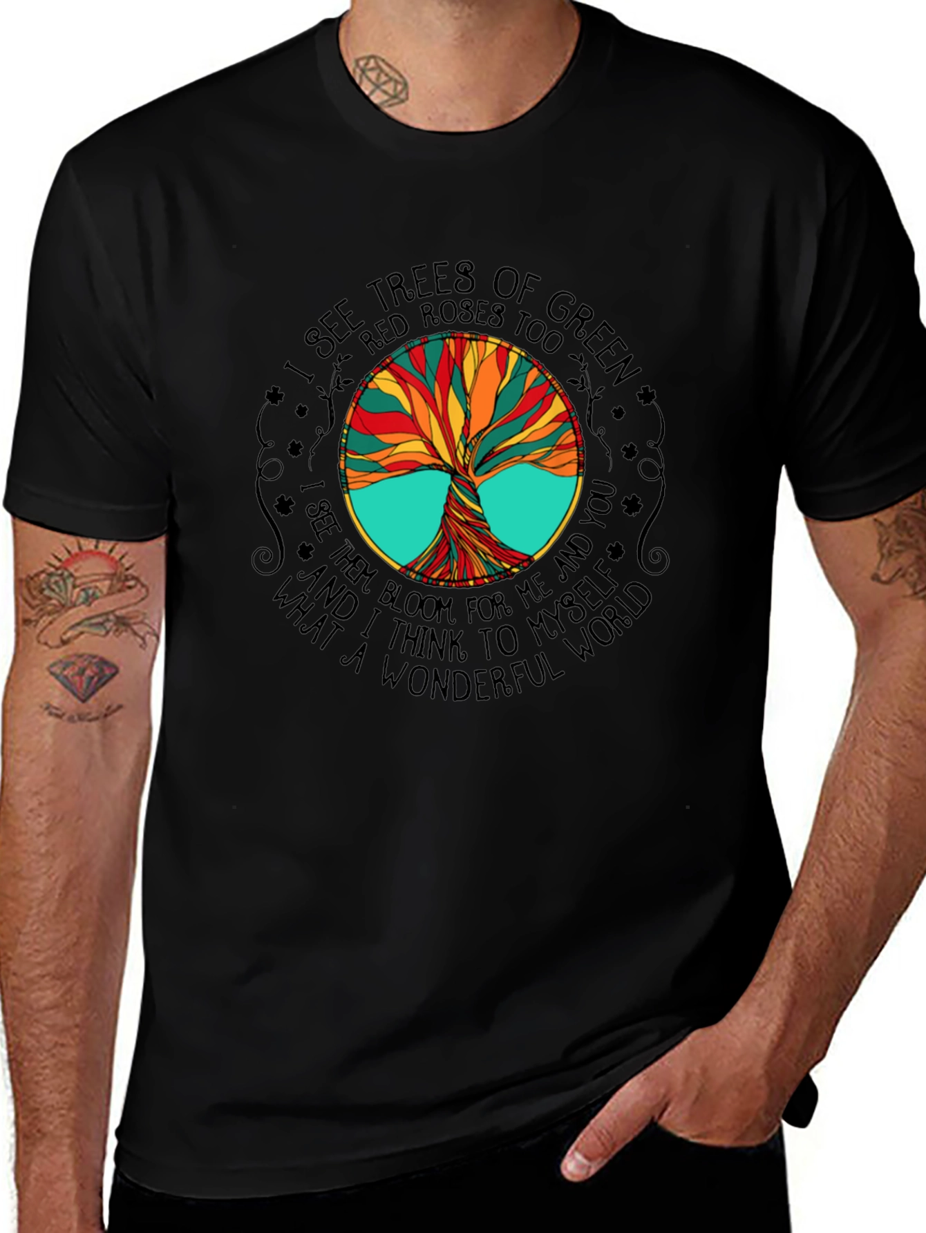 Wonderful World Tree T-Shirt - Nature Inspired Tee