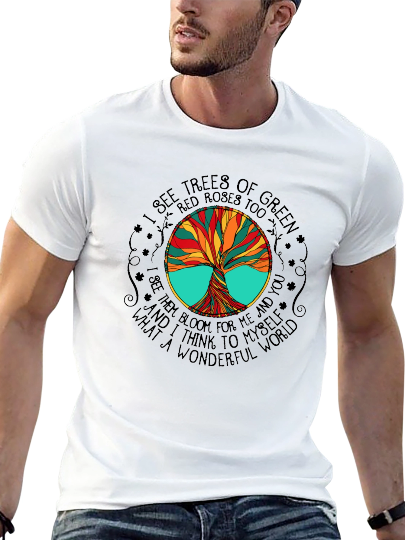 Wonderful World Tree T-Shirt - Nature Inspired Tee