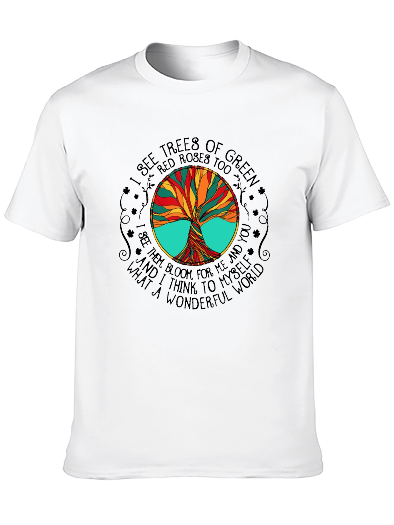 Wonderful World Tree T-Shirt - Nature Inspired Tee