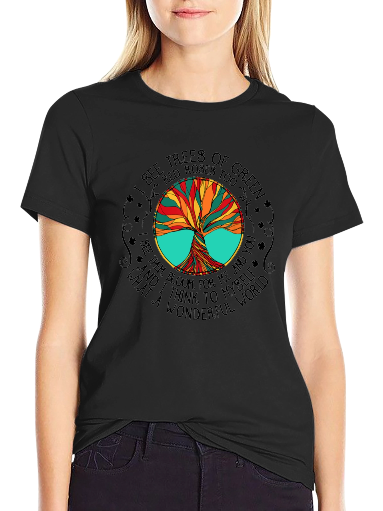 Wonderful World Tree T-Shirt - Nature Inspired Tee