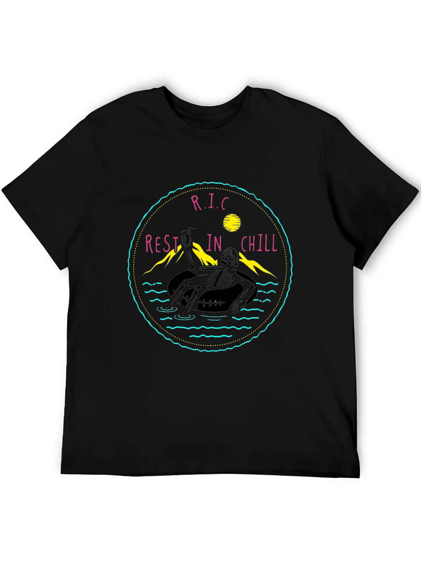 Rest In Chill Skeleton Graphic Tee