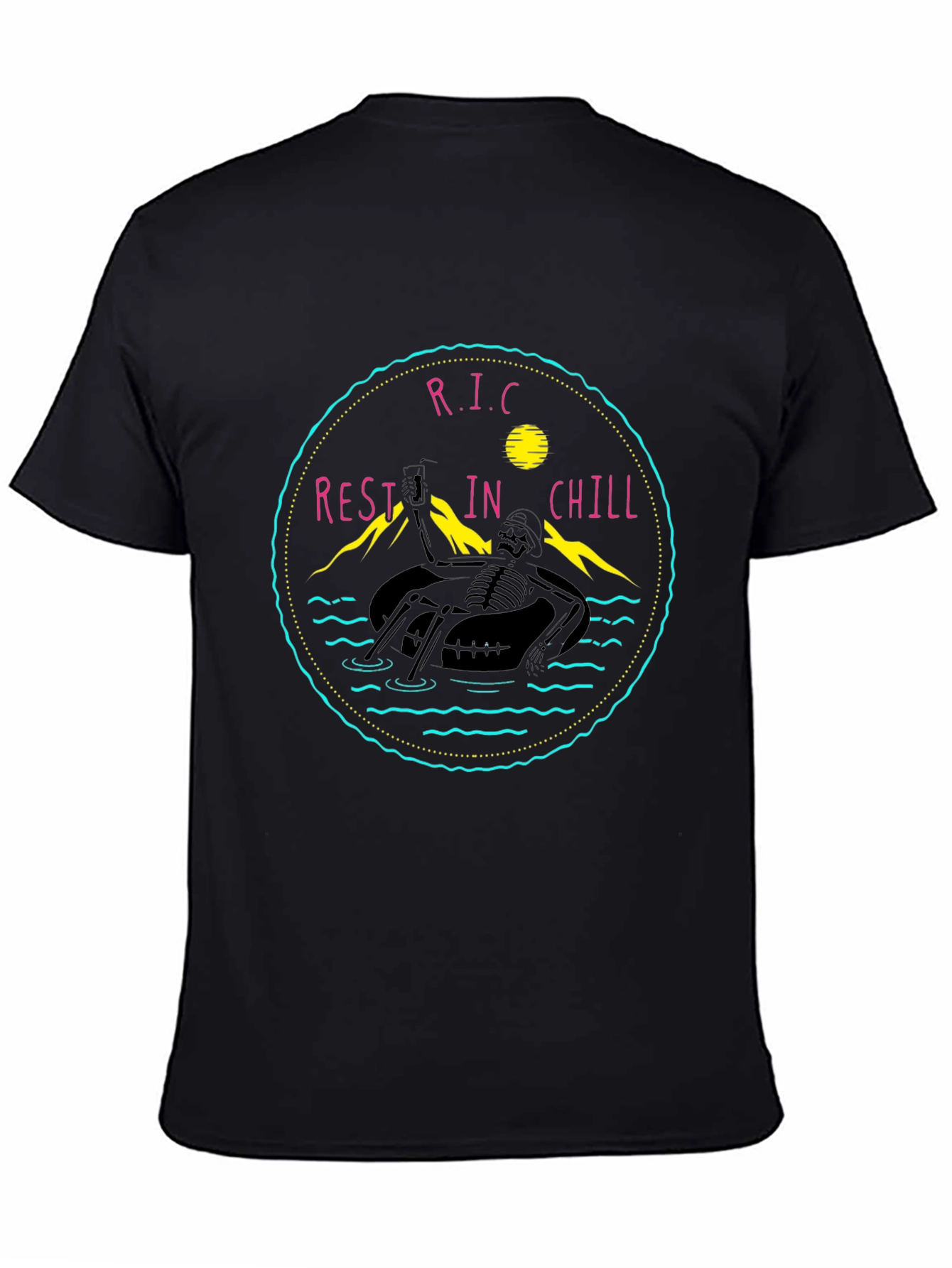 Rest In Chill Skeleton Graphic Tee