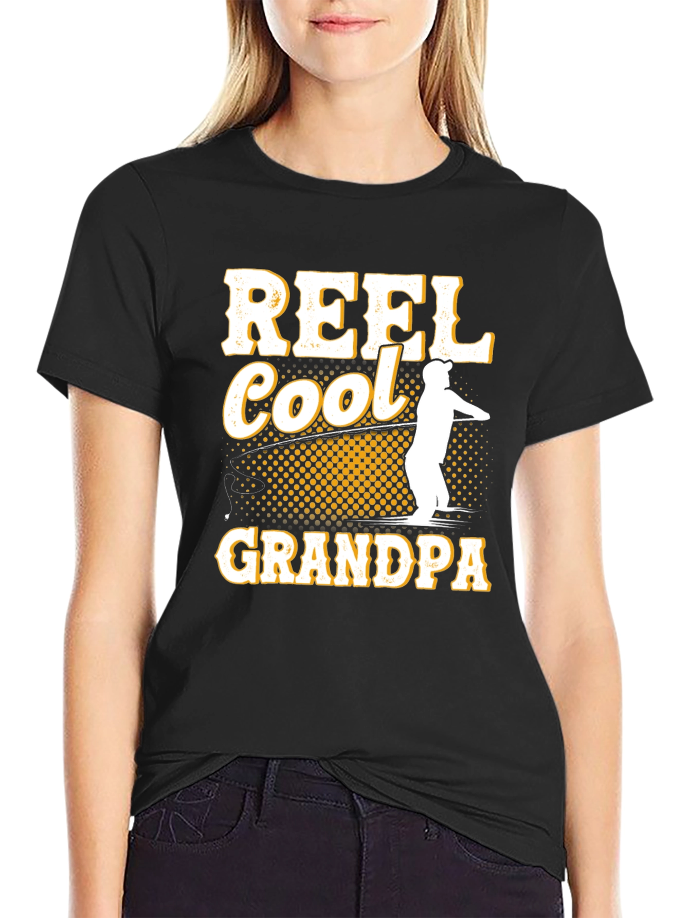 Reel Cool Grandpa Fishing T-Shirt