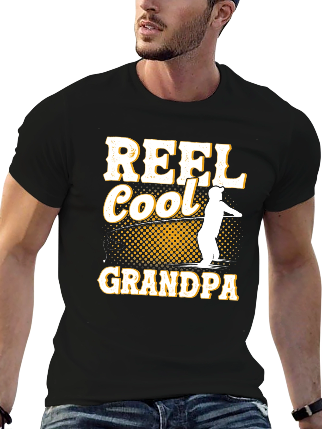 Reel Cool Grandpa Fishing T-Shirt