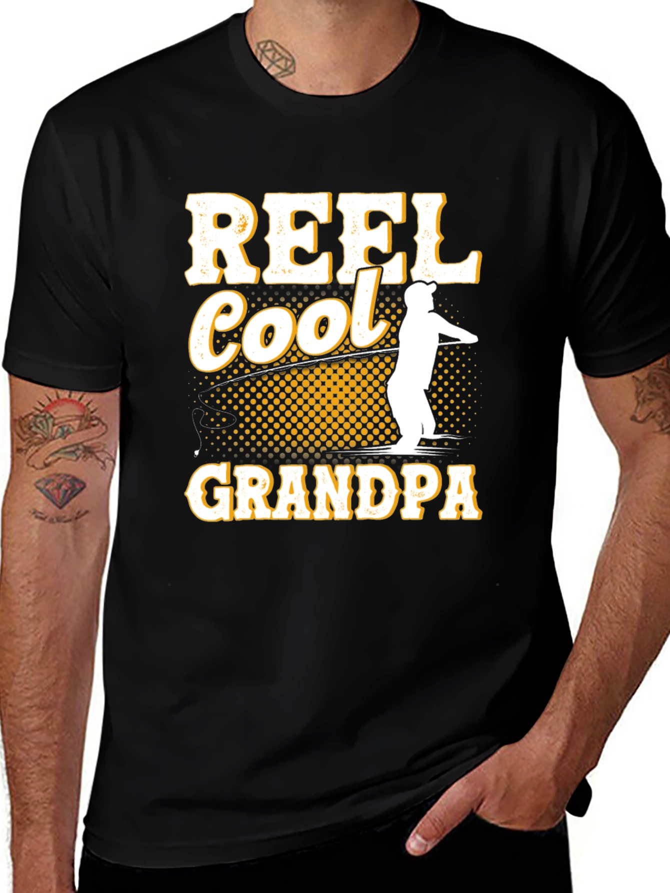 Reel Cool Grandpa Fishing T-Shirt