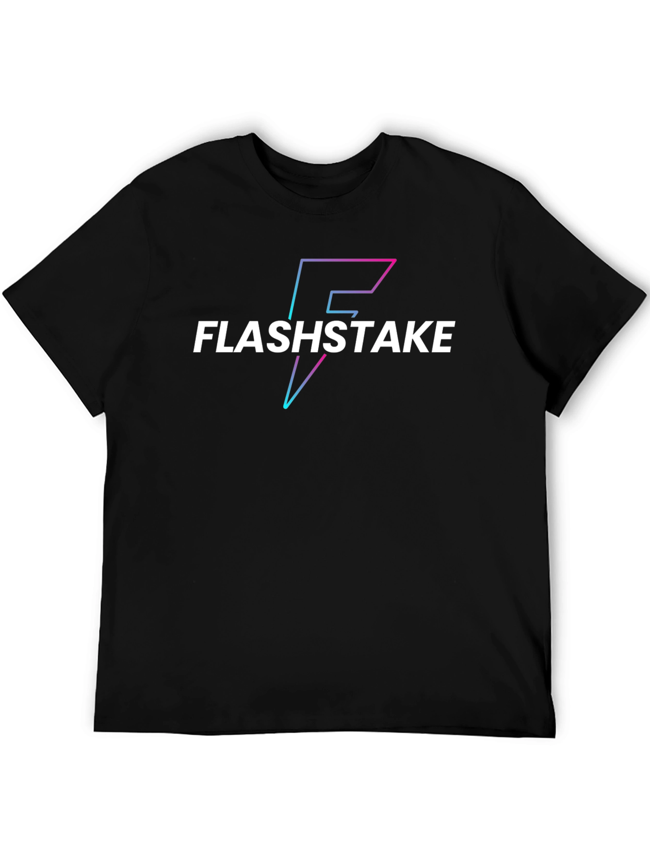 Flashstake Black Graphic T-Shirt