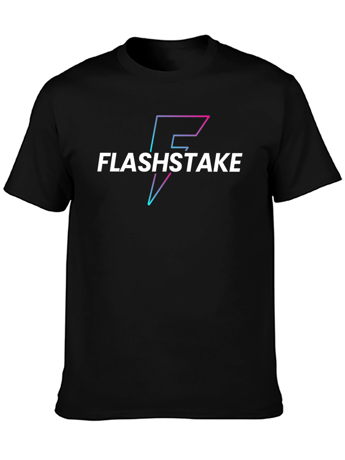 Flashstake Black Graphic T-Shirt