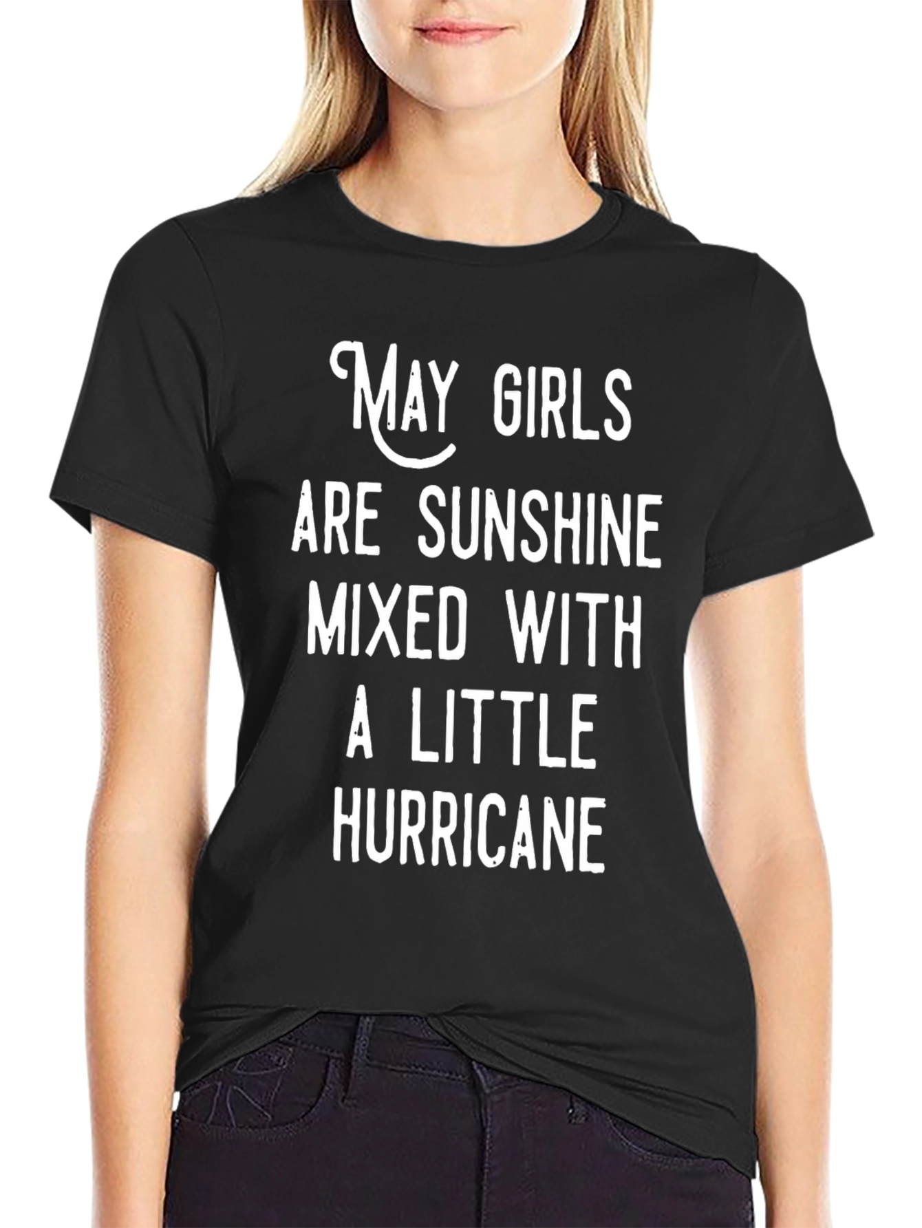 May Girls Sunshine Hurricane Graphic Tee