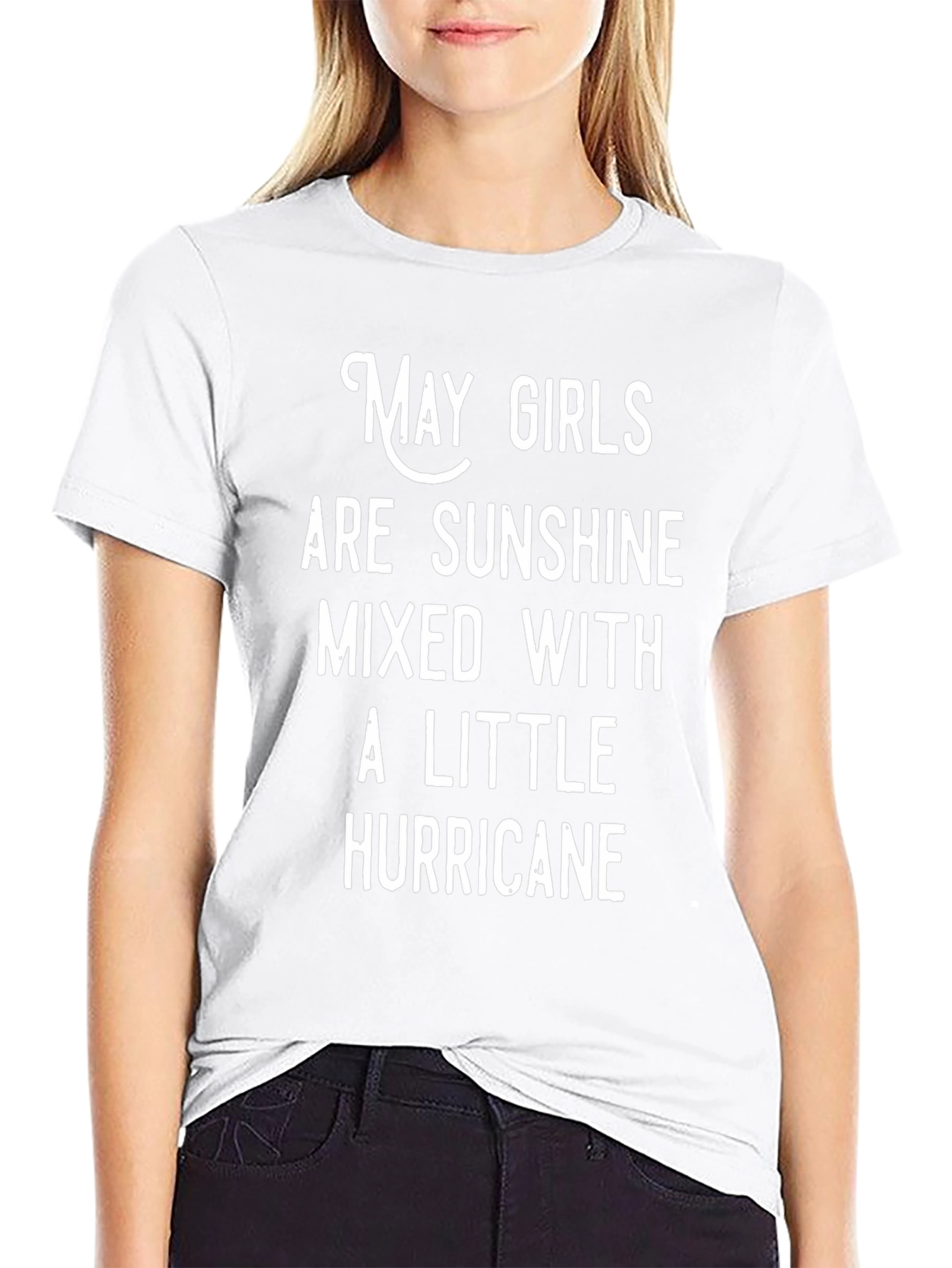 May Girls Sunshine Hurricane Graphic Tee