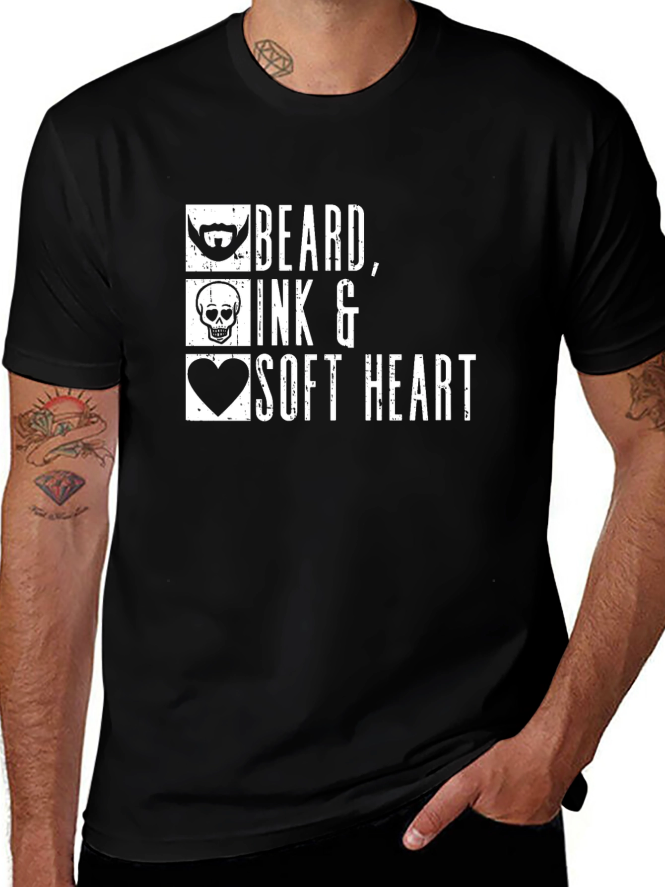 Beard Ink Soft Heart T-Shirt