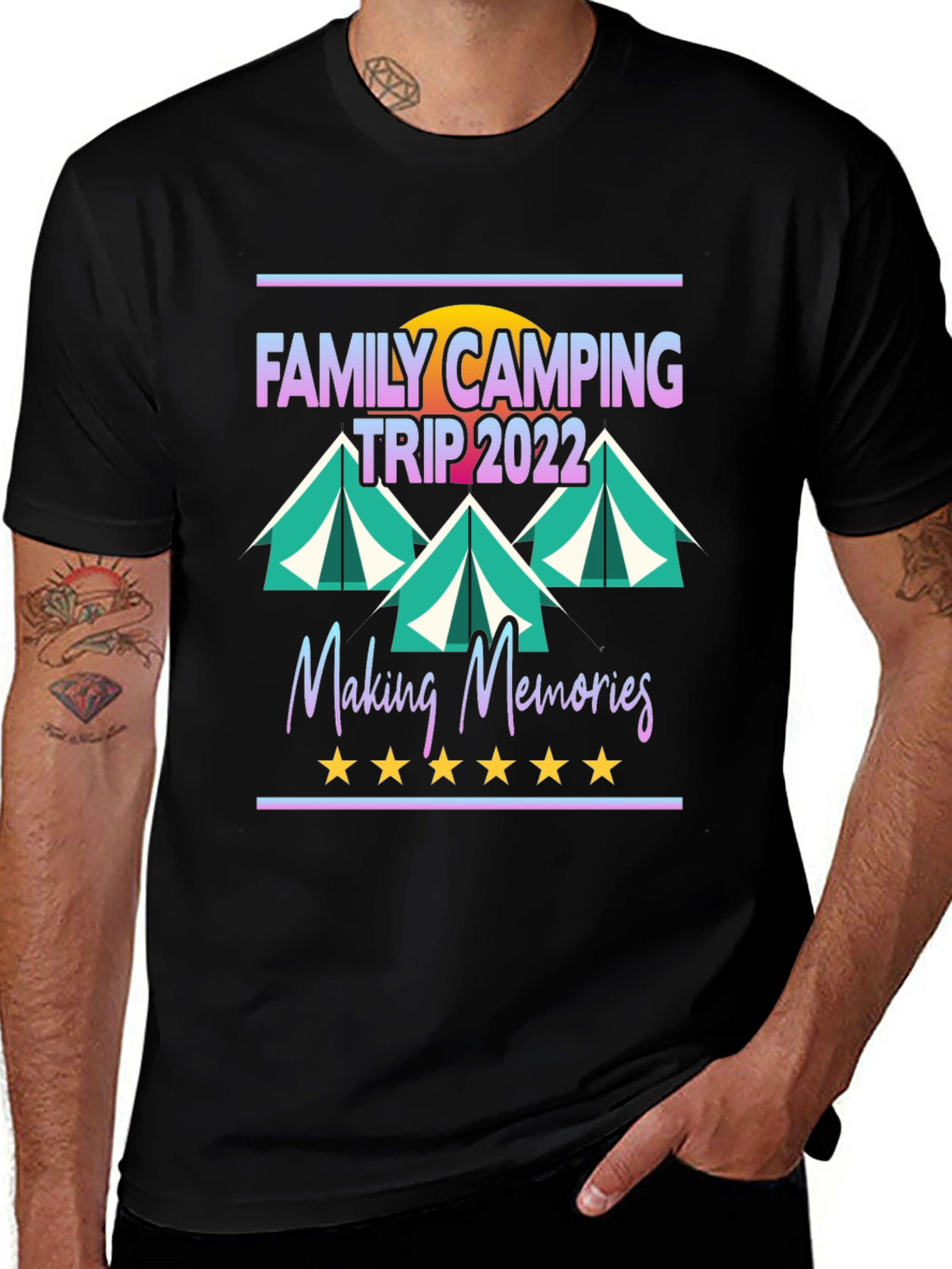 Family Camping Trip 2022 T-Shirt - Making Memories