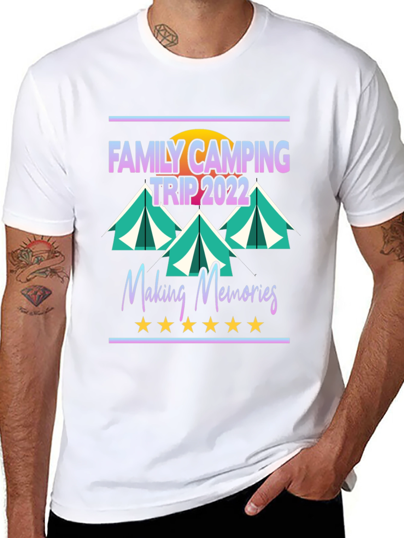 Family Camping Trip 2022 T-Shirt - Making Memories