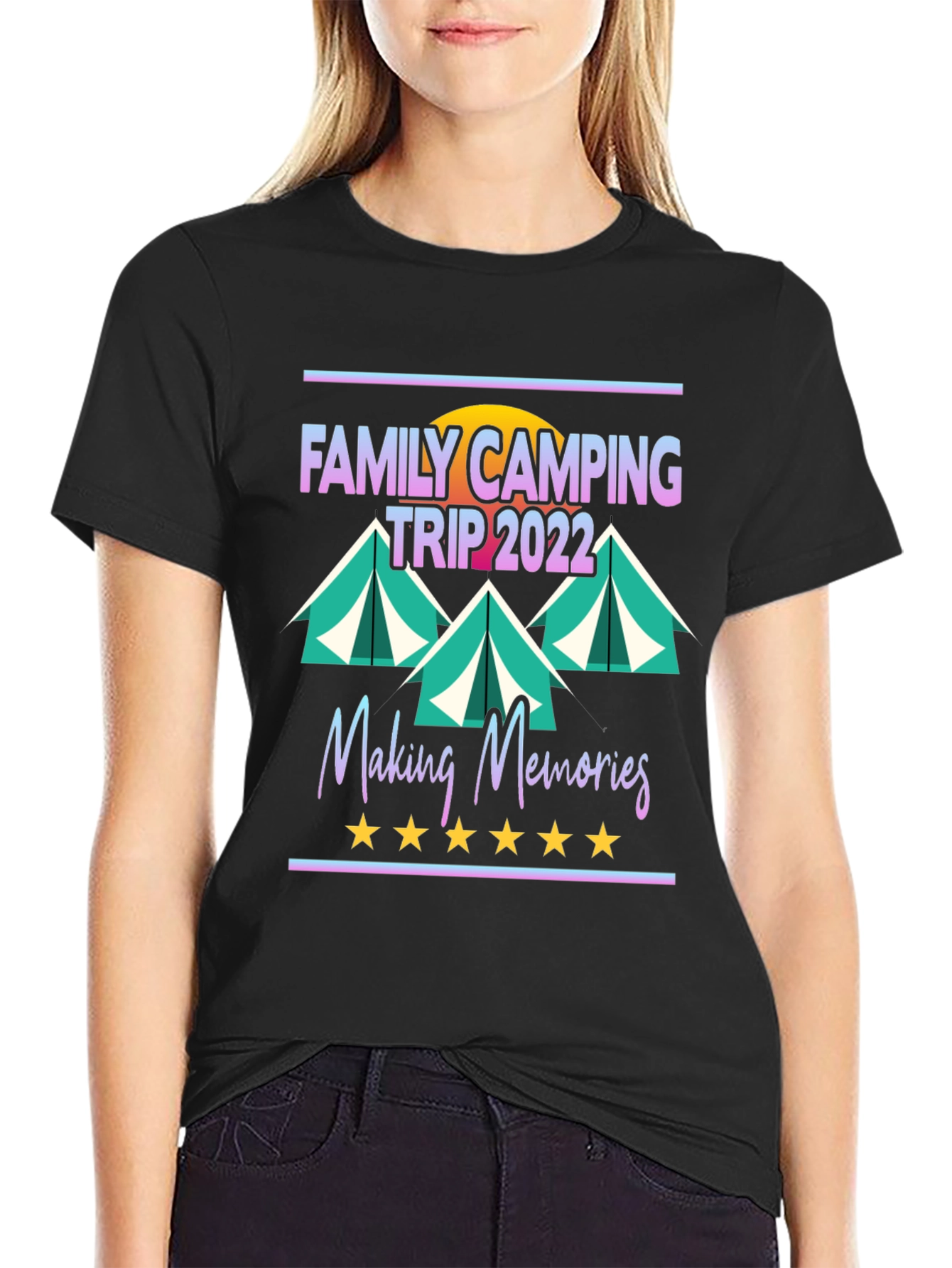 Family Camping Trip 2022 T-Shirt - Making Memories