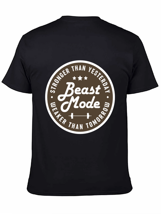 Beast Mode Graphic T-Shirt - Stronger Than Yesterday