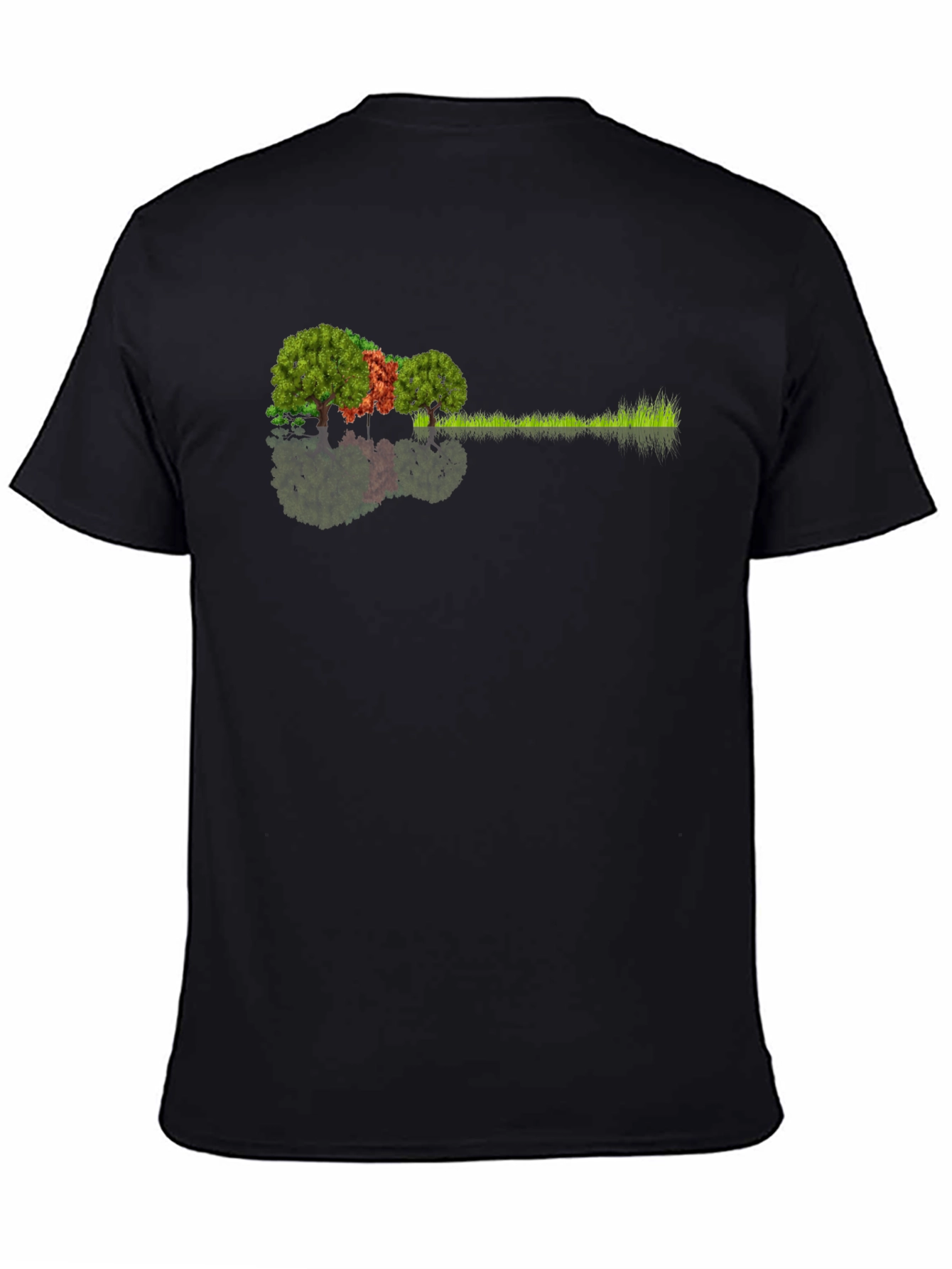 Nature Guitar Tee: Eco-Friendly Music Lovers Shirt