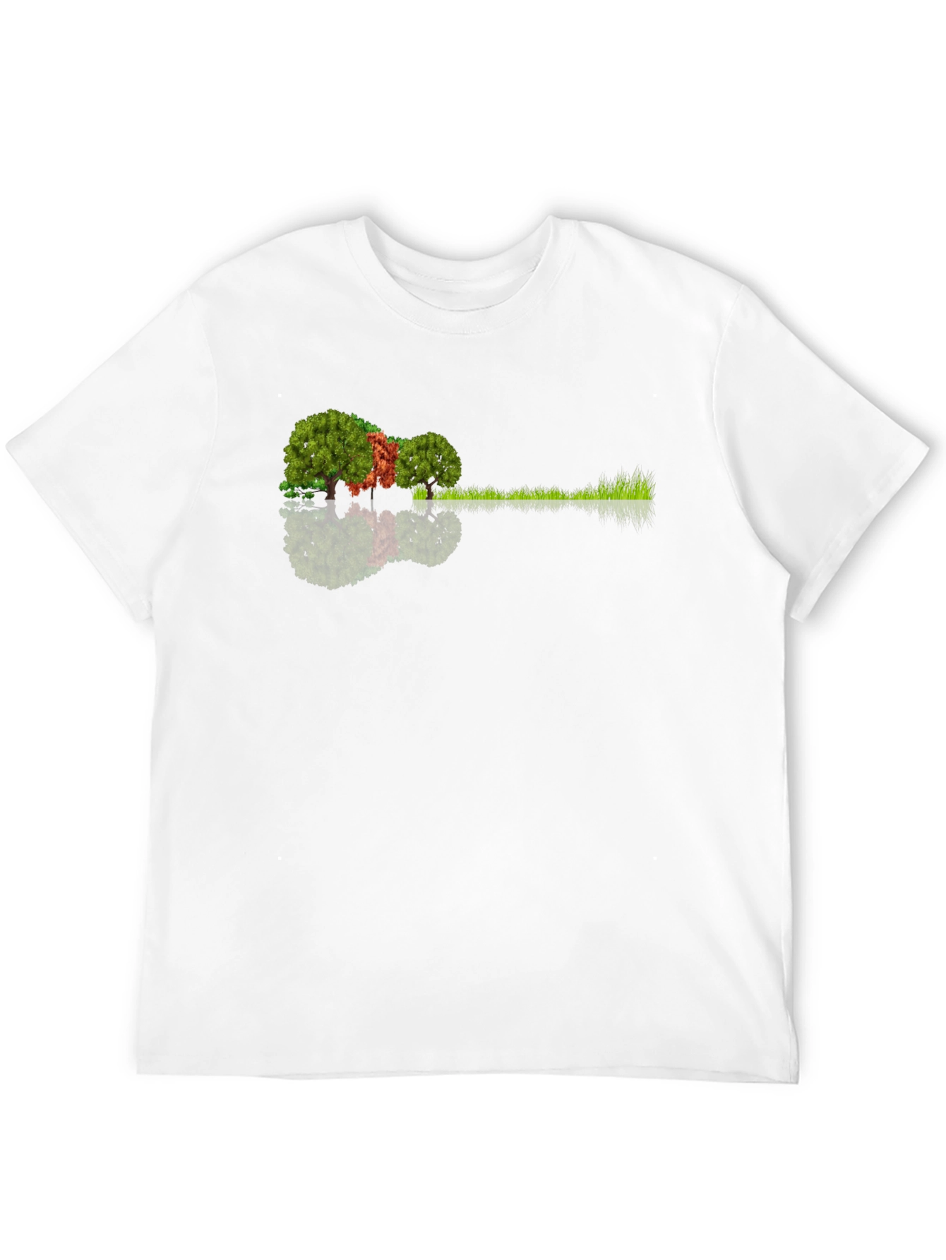 Nature Guitar Tee: Eco-Friendly Music Lovers Shirt