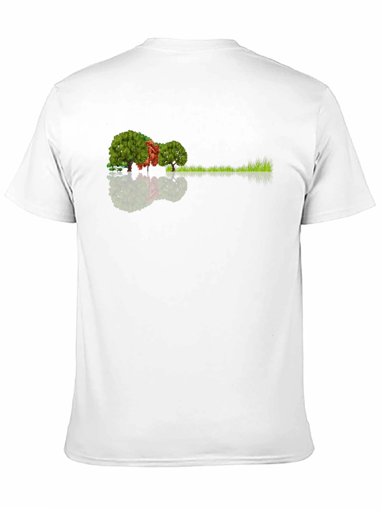 Nature Guitar Tee: Eco-Friendly Music Lovers Shirt
