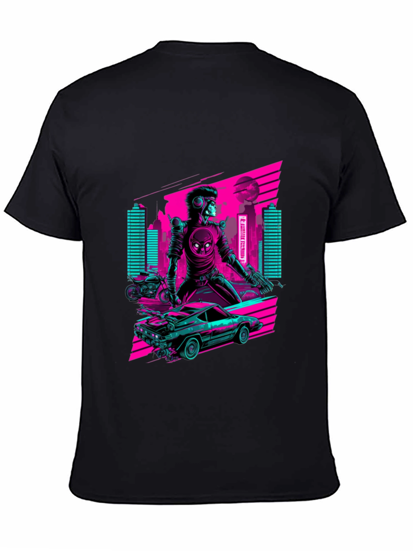 Retro Cyberpunk Rider T-Shirt