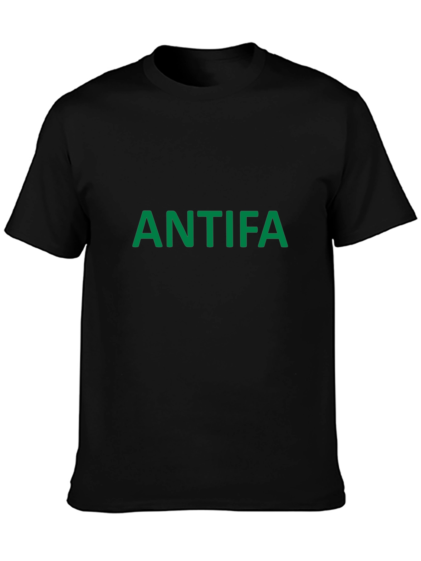 Antifa Graphic Tee - Black Cotton T-Shirt