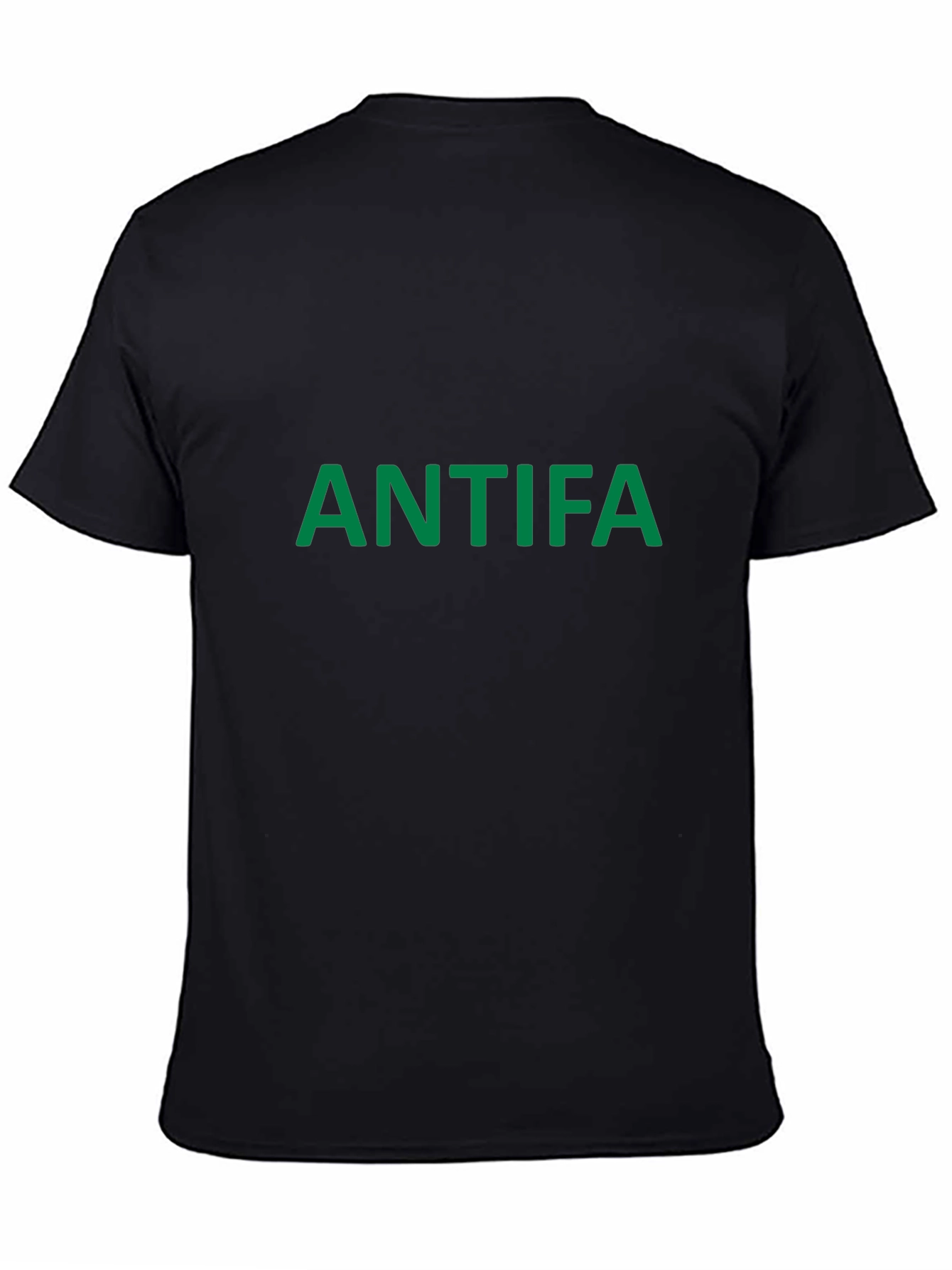 Antifa Graphic Tee - Black Cotton T-Shirt