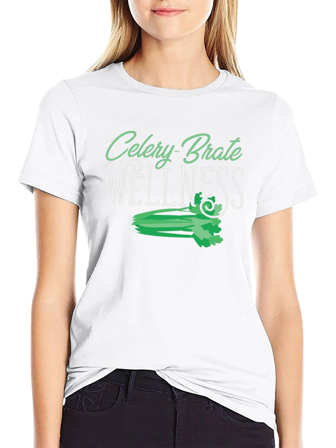 Celery-Brate Wellness Black T-Shirt