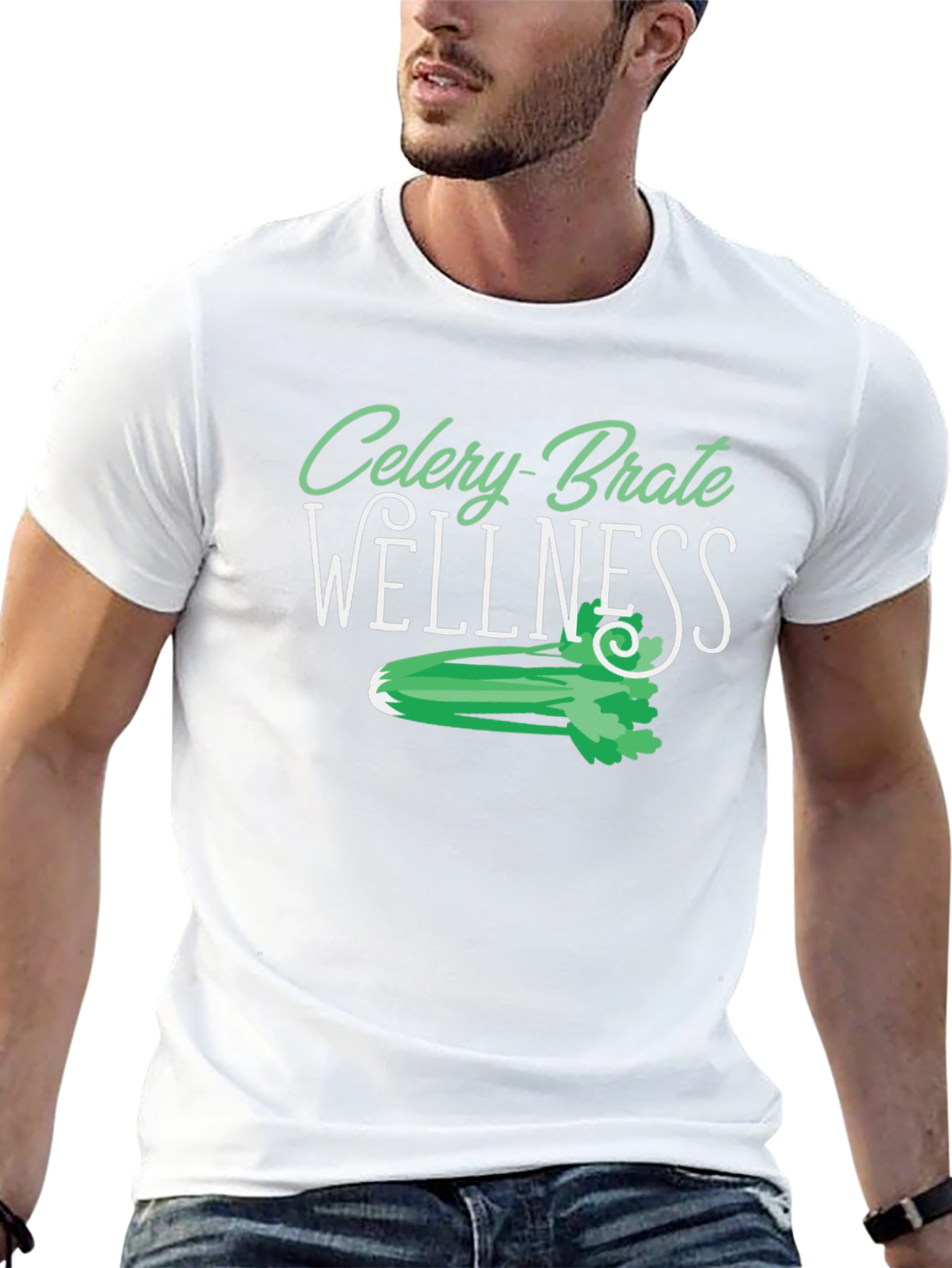Celery-Brate Wellness Black T-Shirt