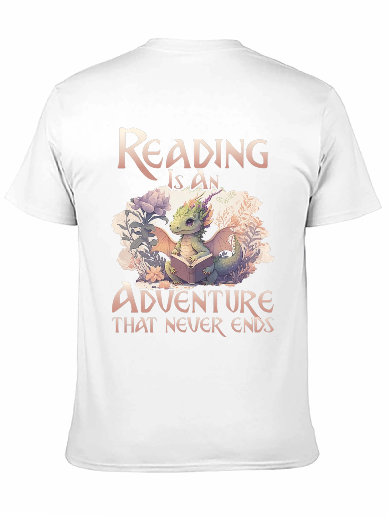 Reading Dragon Graphic Tee - Adventure Awaits!