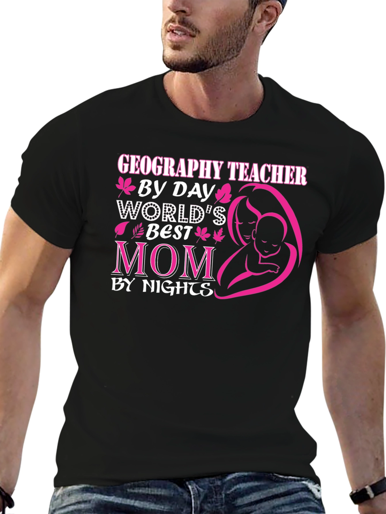 Geography Teacher Worlds Best Mom T-Shirt