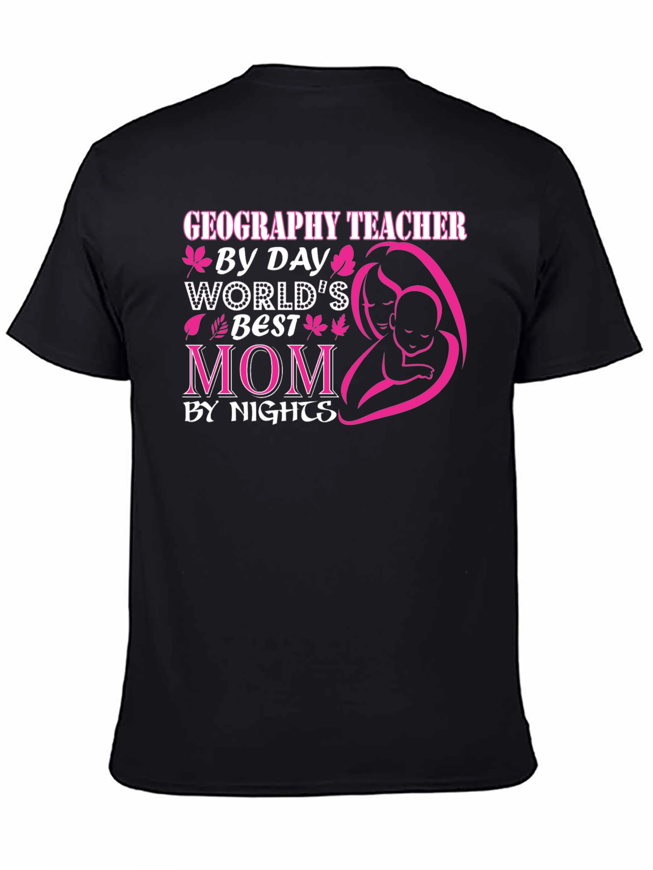 Geography Teacher Worlds Best Mom T-Shirt