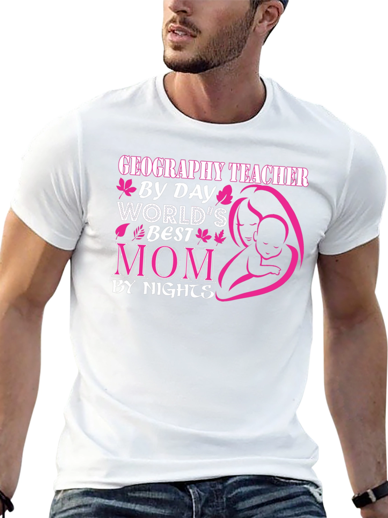 Geography Teacher Worlds Best Mom T-Shirt