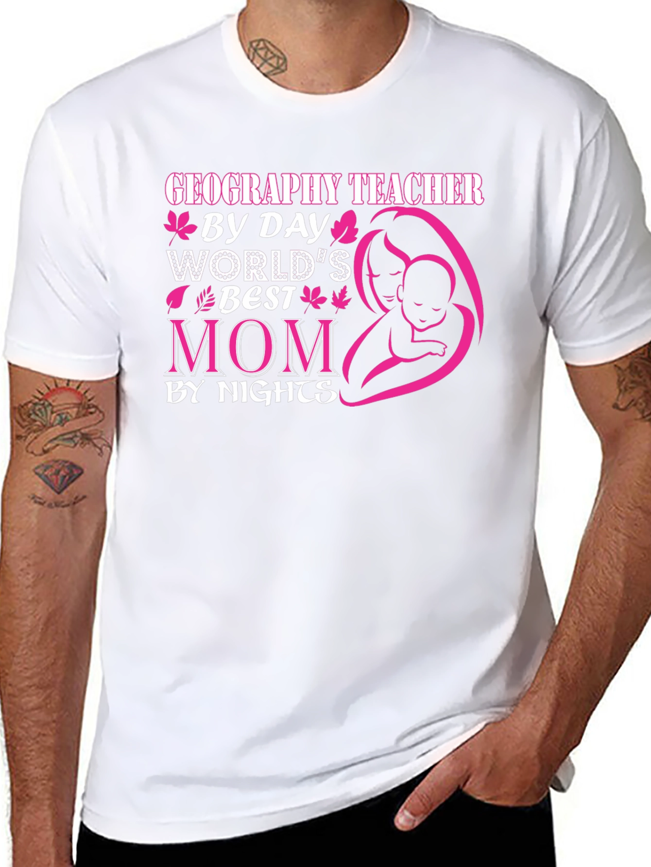 Geography Teacher Worlds Best Mom T-Shirt