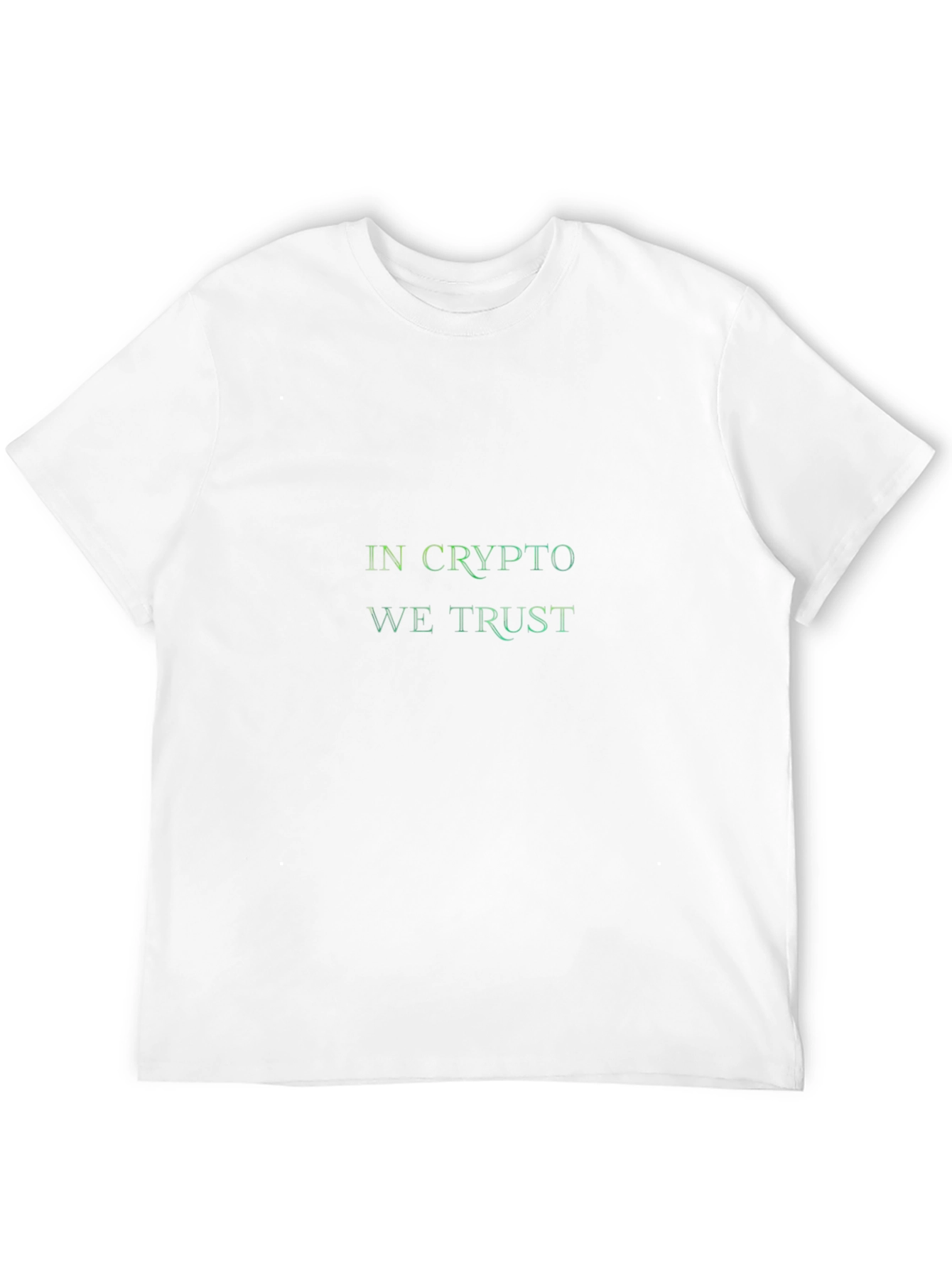 In Crypto We Trust T-Shirt - Black Relaxed Fit