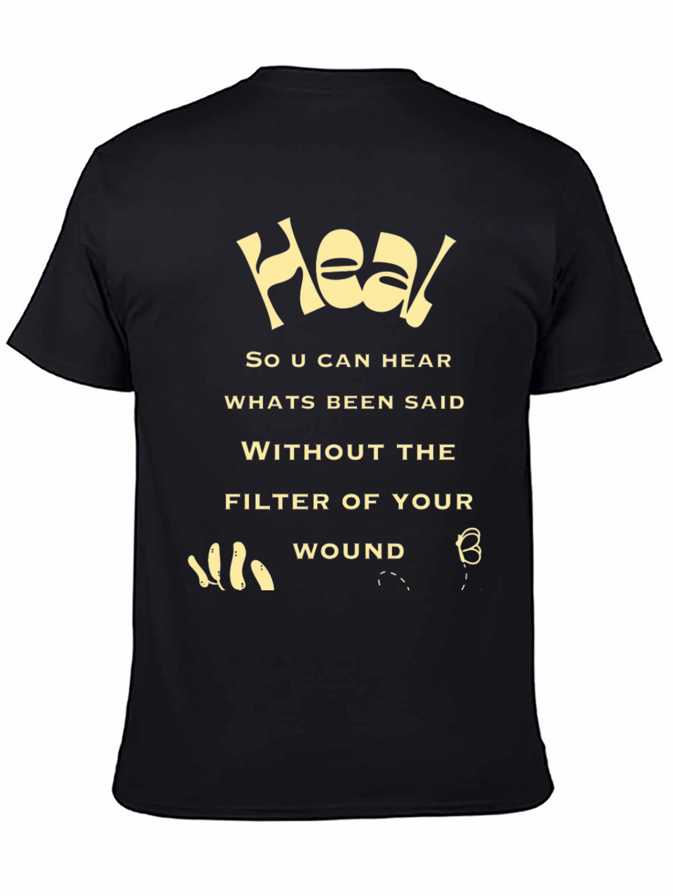 Heal Graphic Tee - Motivational Message Shirt