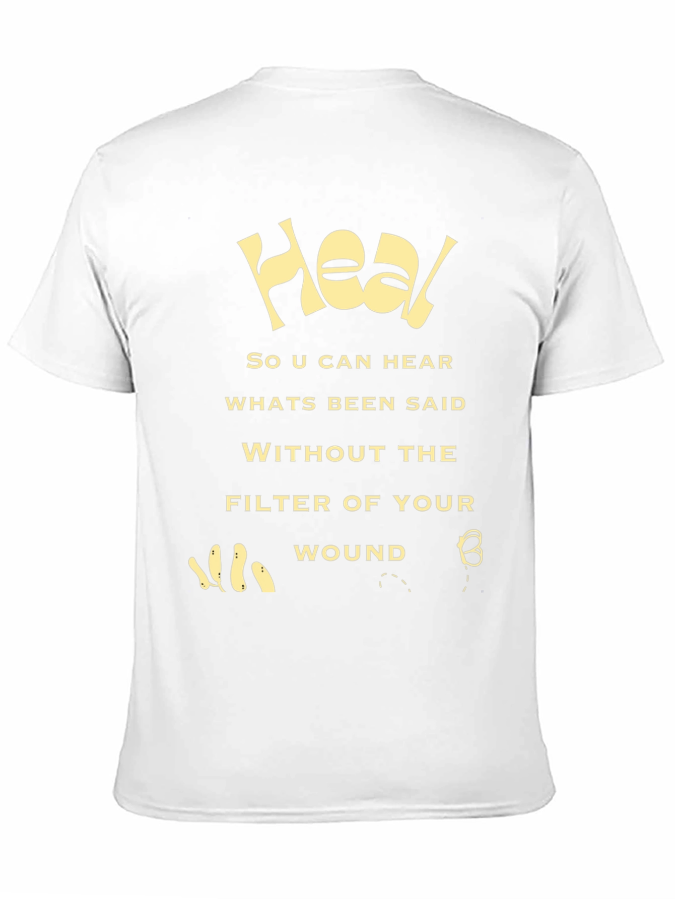 Heal Graphic Tee - Motivational Message Shirt