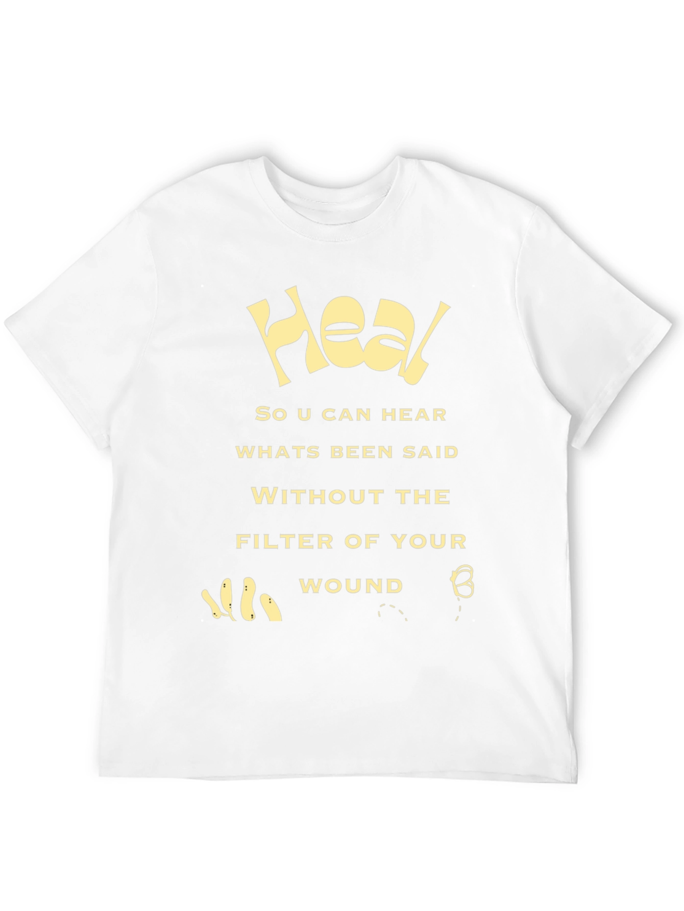 Heal Graphic Tee - Motivational Message Shirt