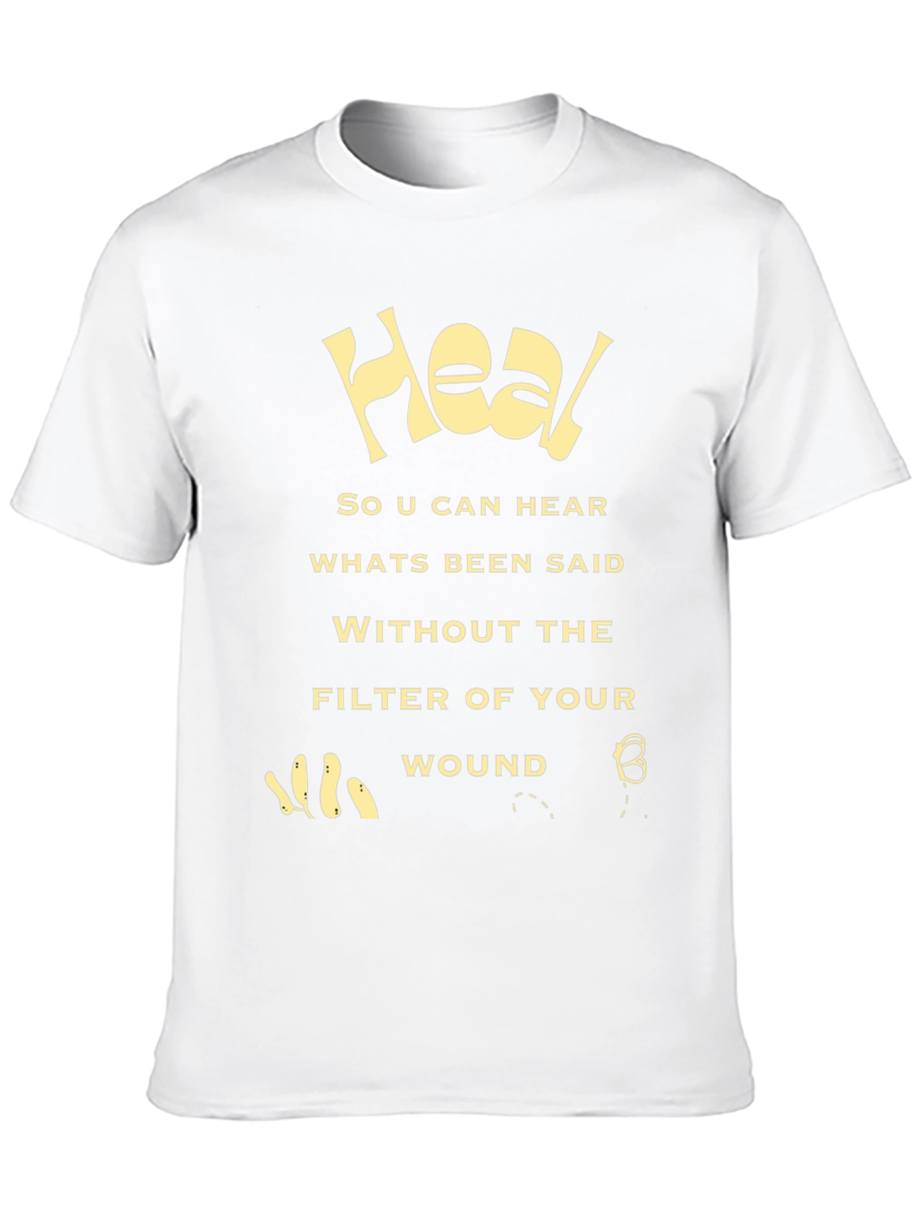 Heal Graphic Tee - Motivational Message Shirt