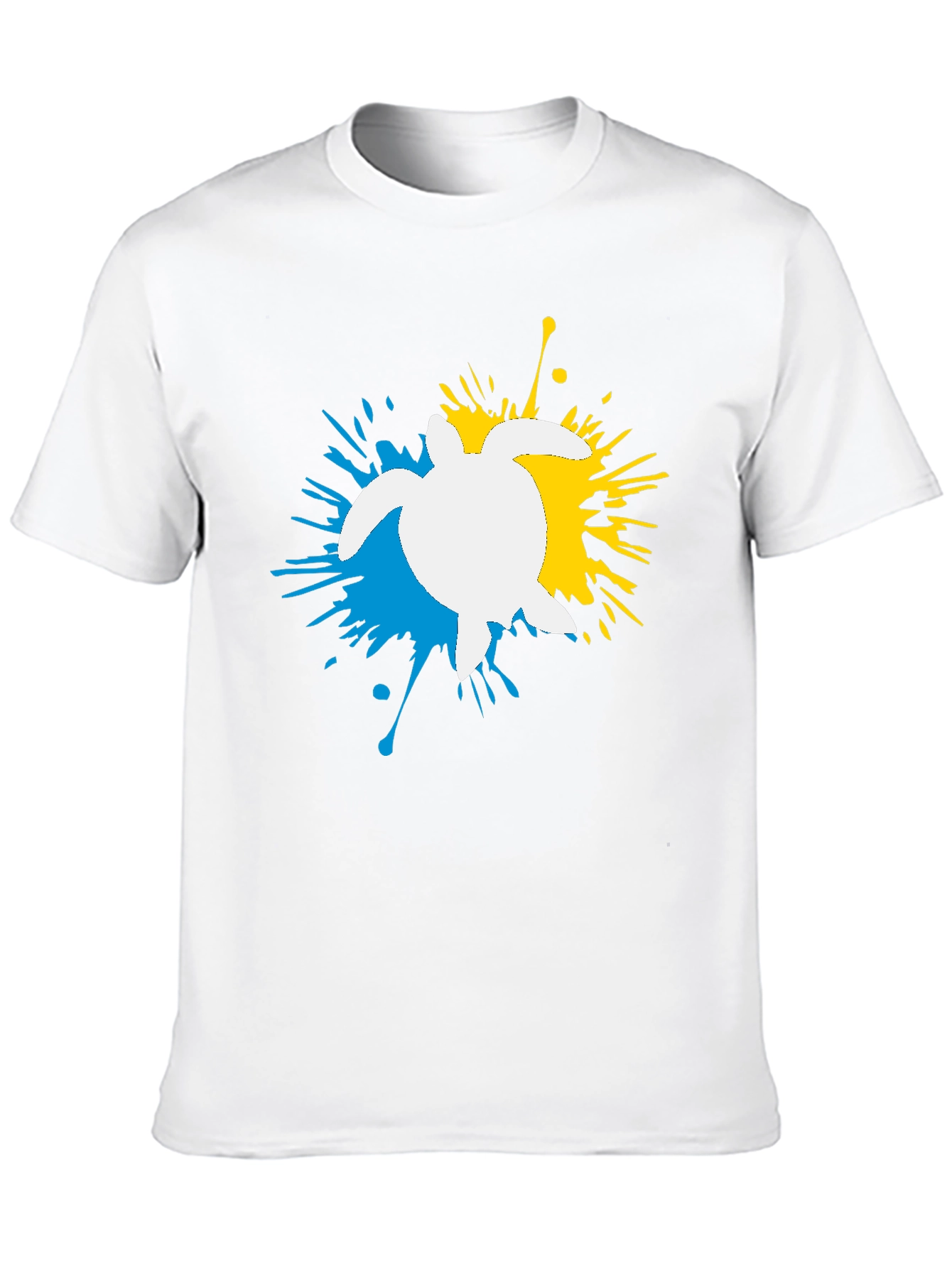 Turtle Splash Black Graphic Tee