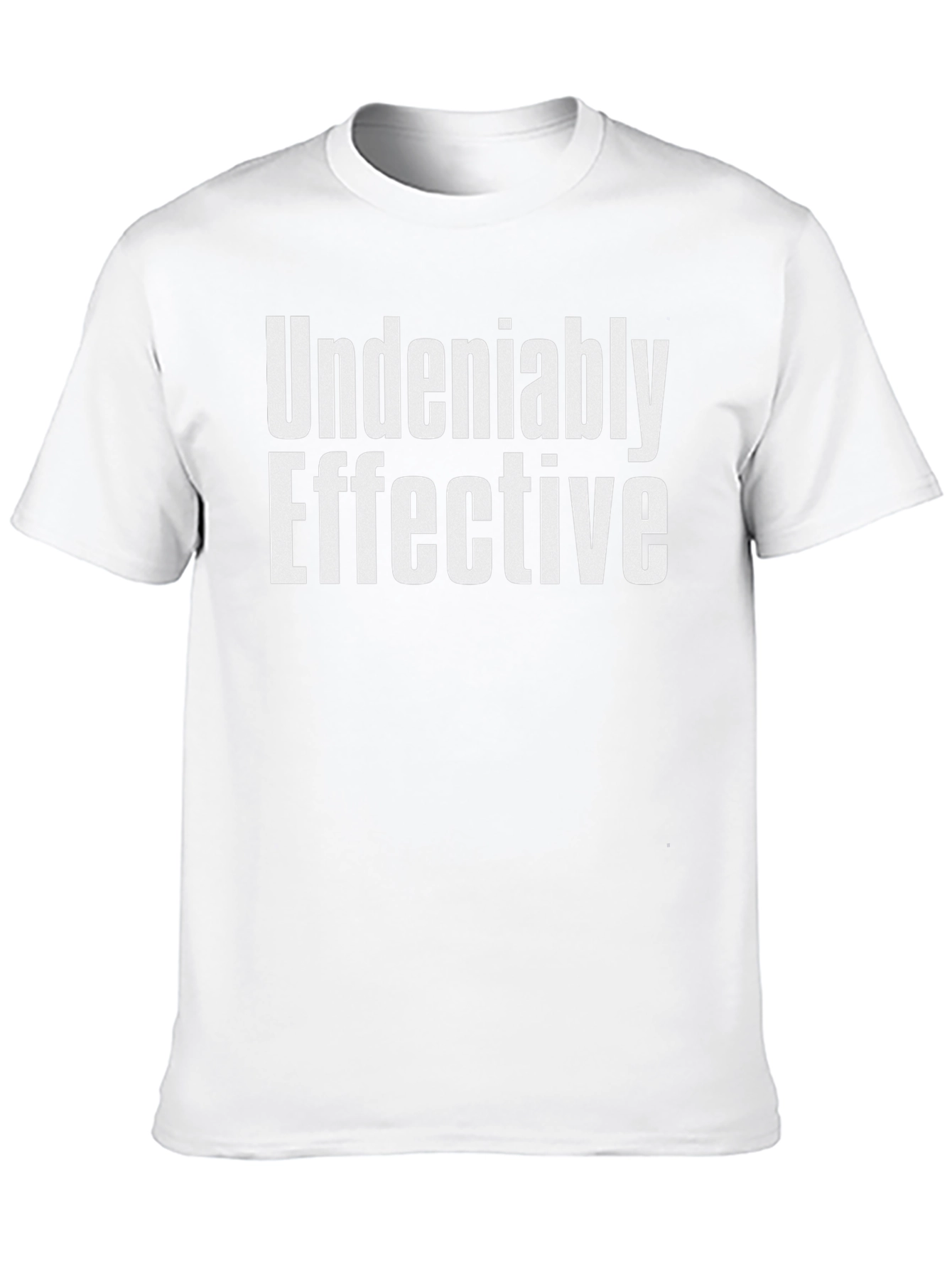 Undeniably Effective Graphic Tee - Black Cotton T-Shirt