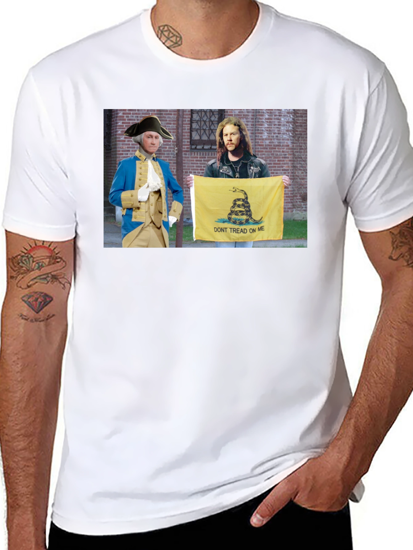 Washington & Metallica Tee - Dont Tread On Me