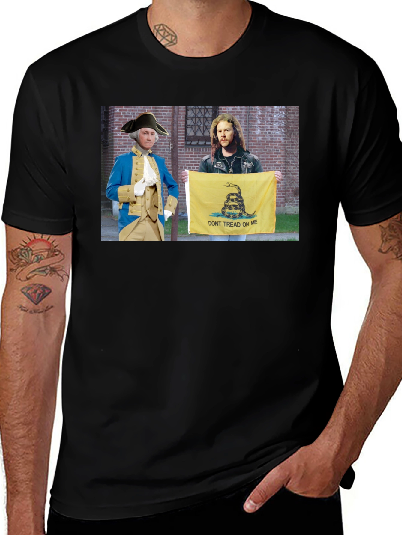 Washington & Metallica Tee - Dont Tread On Me