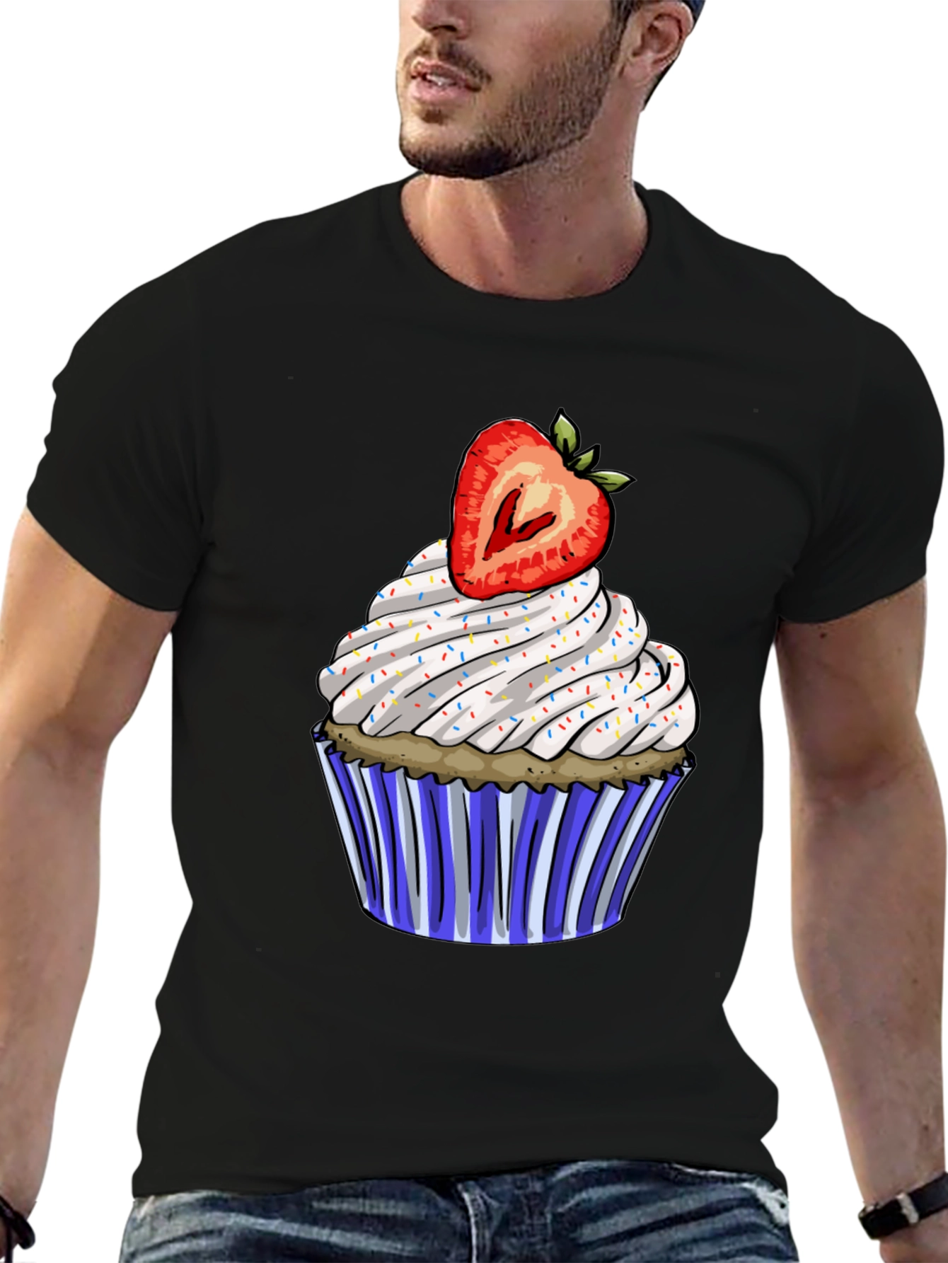 Strawberry Cupcake Graphic Tee