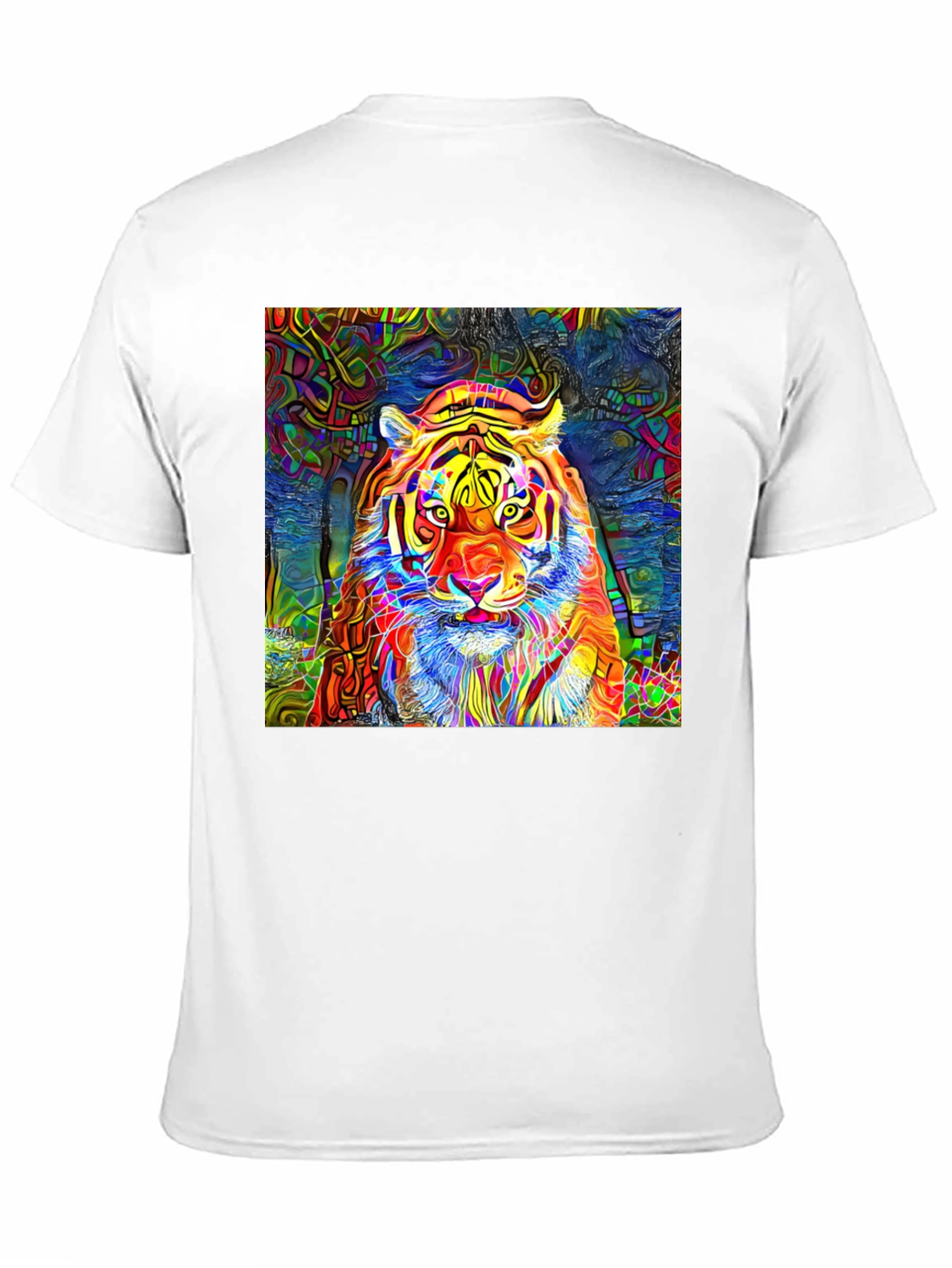 Psychedelic Tiger Graphic T-Shirt