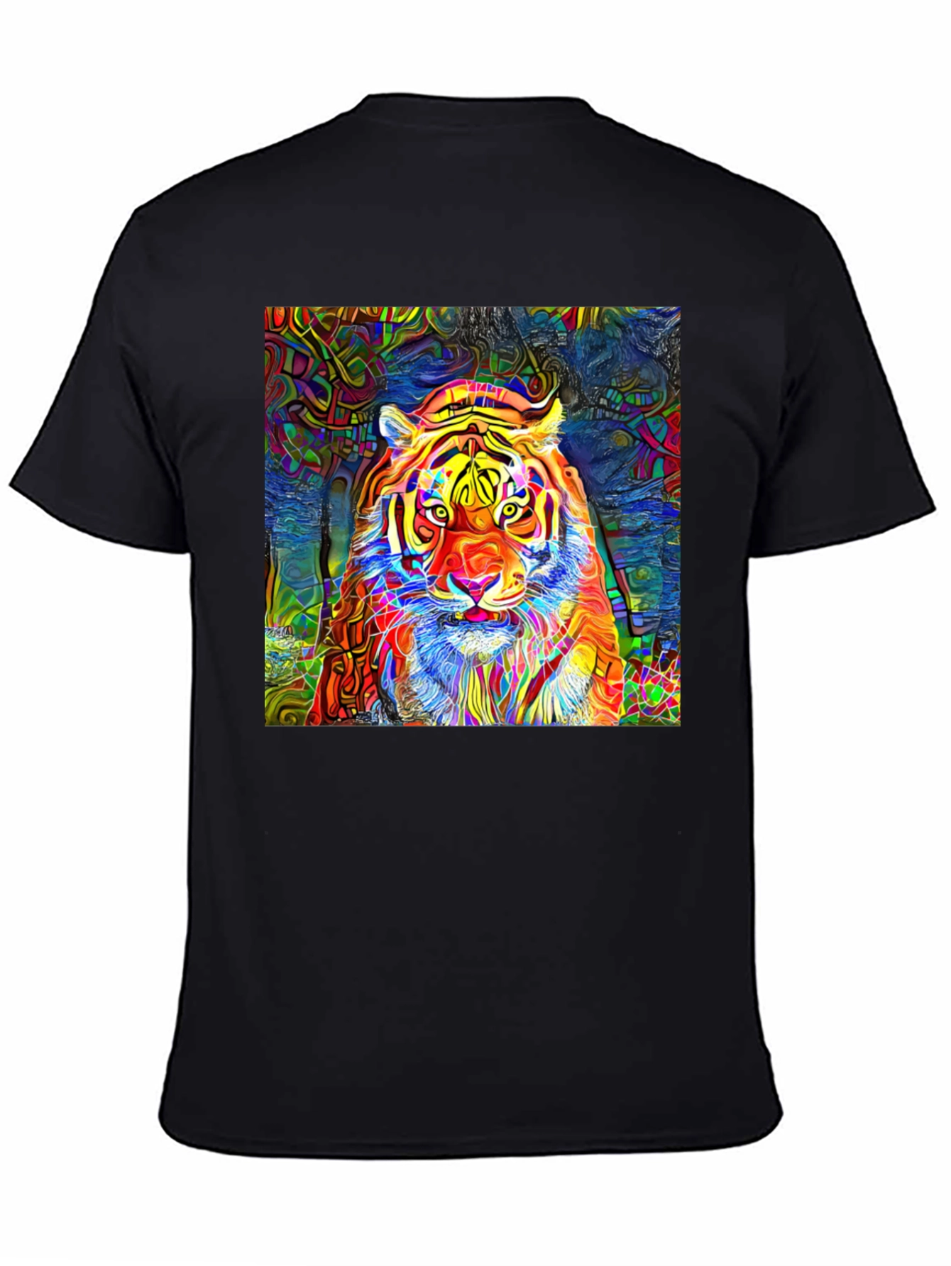 Psychedelic Tiger Graphic T-Shirt