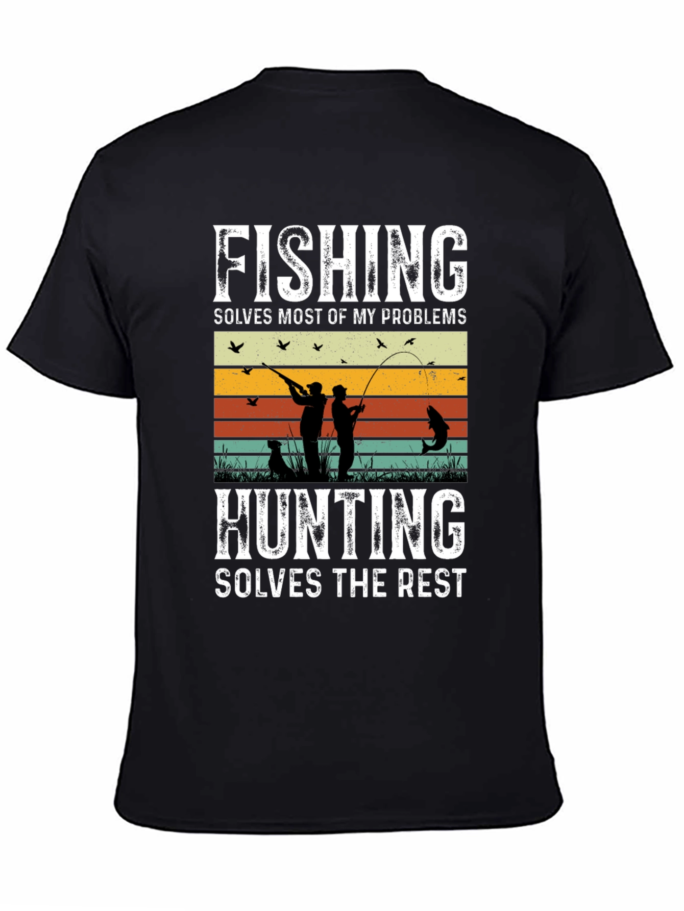 Fishing & Hunting Graphic T-Shirt for Outdoorsmen