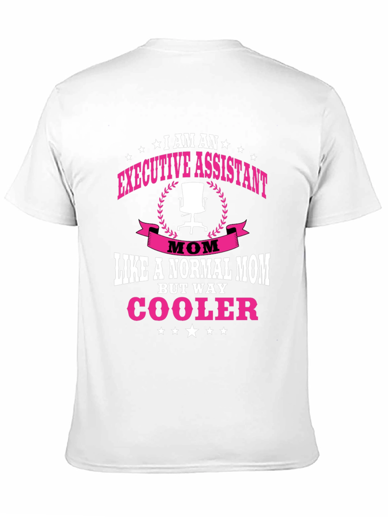 Executive Assistant Mom Black T-Shirt